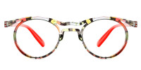 Round Red Frame