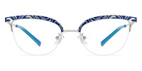 Browline Blue Frame