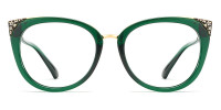Cateye Green Frame
