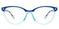 Cateye Blue Frame