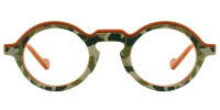 Round Green Frame