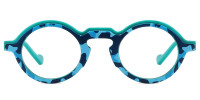 Round Blue Frame