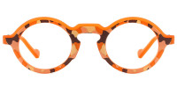Round Orange Frame