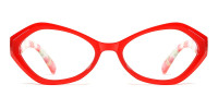 Geometric Red Frame