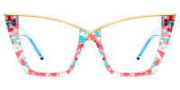 Cateye Floral Frame