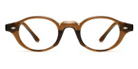 Round Brown Frame