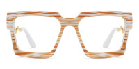 Square IvoryTortoise Frame