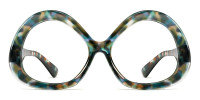 Round Green Frame
