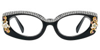 Oval Black Frame