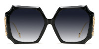 Geometric Black Sunglasses