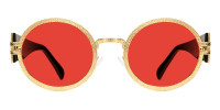 Round Gold Sunglasses