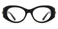Oval Black Frame