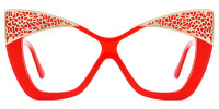 Cateye Red Frame