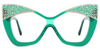 Cateye Green Frame