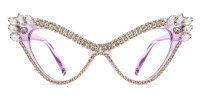 Cateye Purple Frame