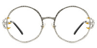 Round Silver Frame