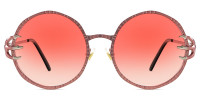 Round Pink Sunglasses
