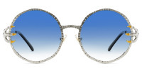 Round Silver Sunglasses