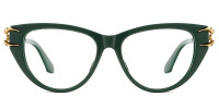 Cateye Green Frame