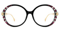 Oval Black Frame