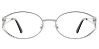 Oval Silver Frame