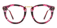 Round Purple Frame