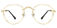 Round Gold Frame