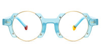 Round Blue Frame