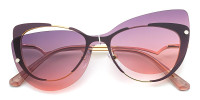 Cateye Purple Frame