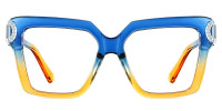 Cateye Blue&Yellow Frame