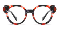 Round RedTortoise Frame