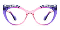 Cateye Purple Frame