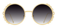 Round Gray Sunglasses