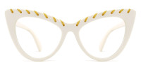 Cateye White Frame