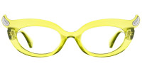 Oval Yellow Frame