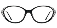 Oval Black Frame