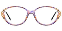 Oval Purple Frame