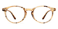 Round IvoryTortoise Frame