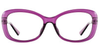 Oval Purple Frame
