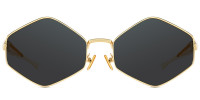 Geometric Gold Sunglasses