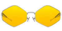 Geometric Silver Sunglasses