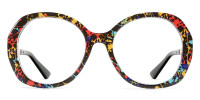 Round Floral Frame