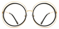 Round Black Frame