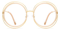 Round Gold Frame