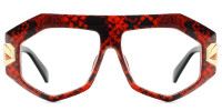 Aviator Red Frame