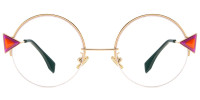Round Orange Frame