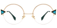 Round Blue Frame