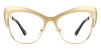 Cateye Gold Frame