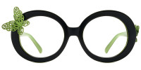 Round Green Frame