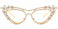 Cateye Gold Frame